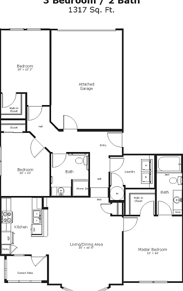 Floorplans-3BR-2BA-Pittsburg-3-Ivy-Town Floorplans-3BR-2BA-Pittsburg-3-Ivy-Town