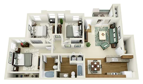 Floor plan Alsace U RL End