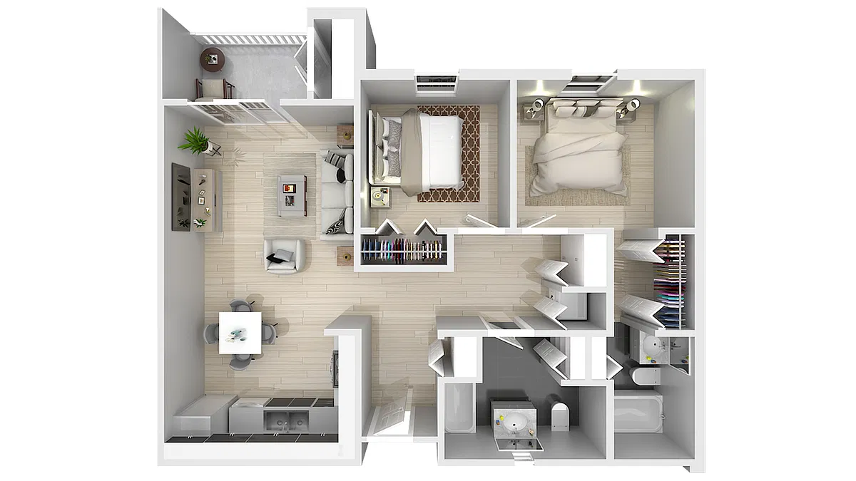 Floor plan 2BR60