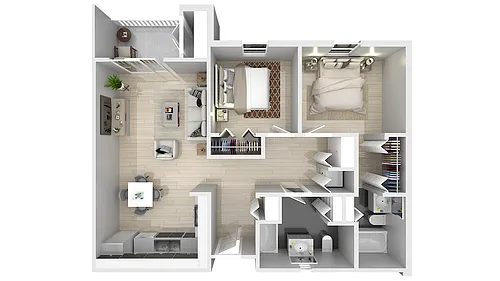 Floor plan 2BR60