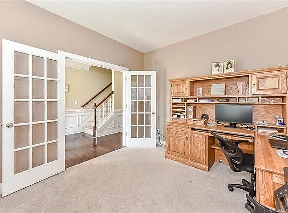 Office with French Doors
