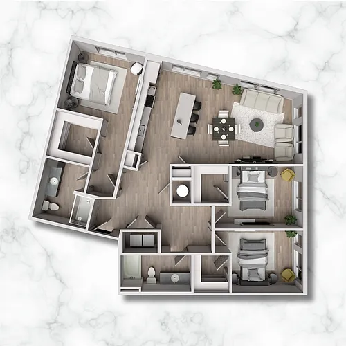 Floor plan 3AX