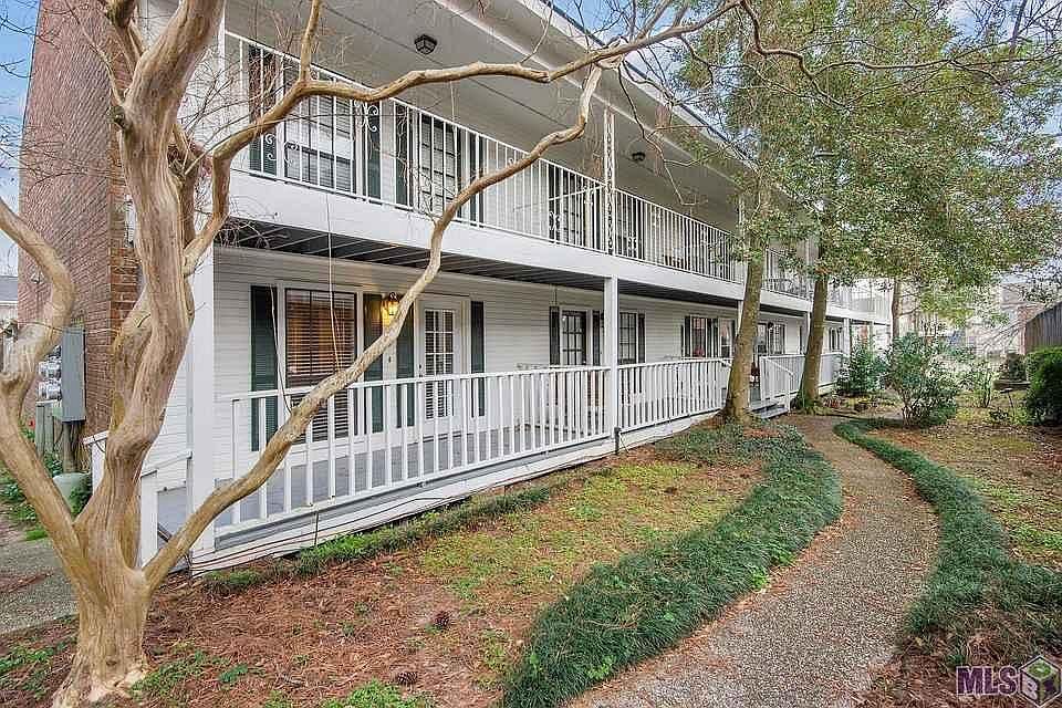 Front porch and balcony.