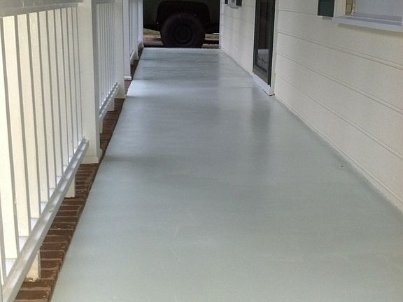 New Paint on Front Porch