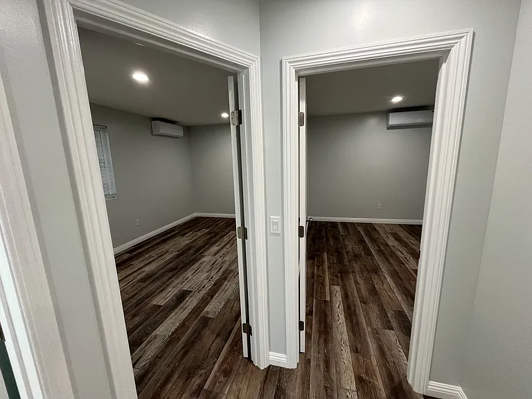 Bedroom doors.