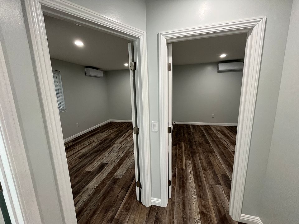 Bedroom doors.