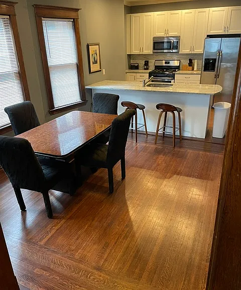 if you need them there are two dining room sets stored in the attic
