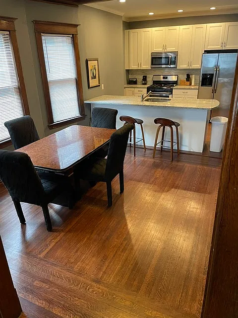 if you need them there are two dining room sets stored in the attic