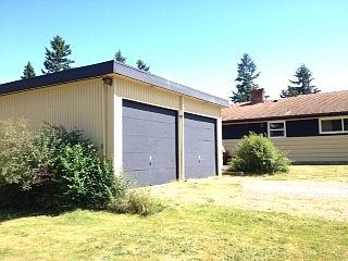 Big backyard with room for your RV