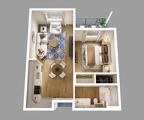 Floor plan Copper