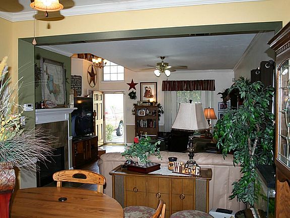 Open living space on first floor
