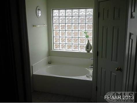 garden tub in master bath