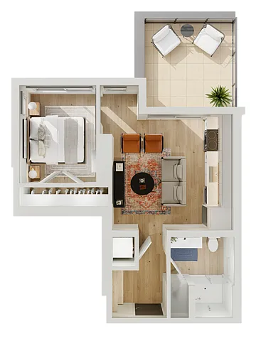 Floor plan Honor