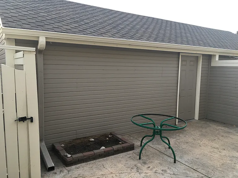 Back patio
