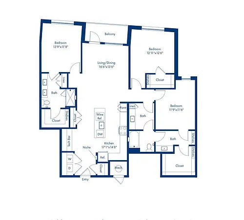 Floor plan C1