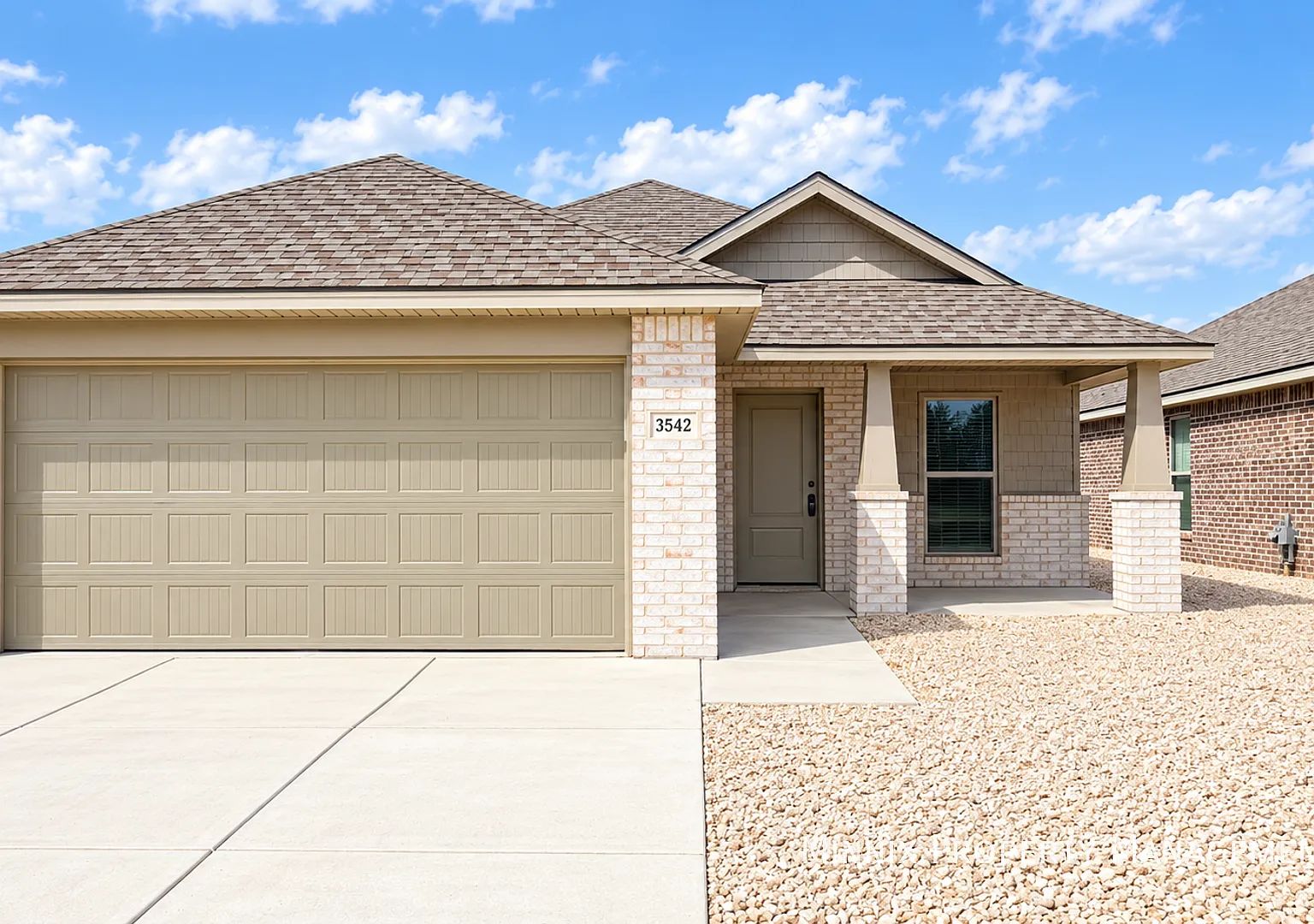 New construction 3 bedroom/ 2 bath for Rent in Lubbock TX | 5542 Auburn St. — Photo 1