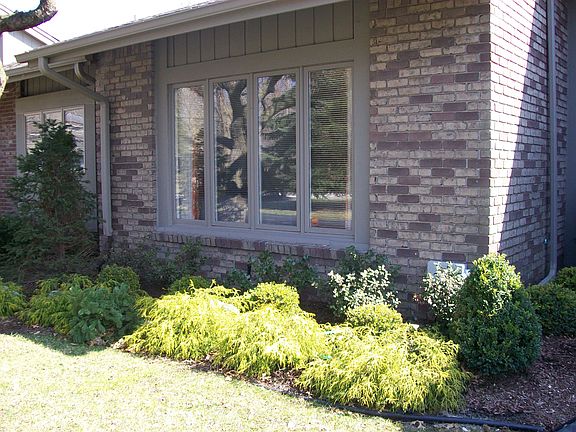 Perennials already there