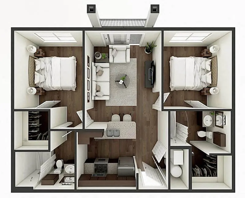 Floor plan The Sunset