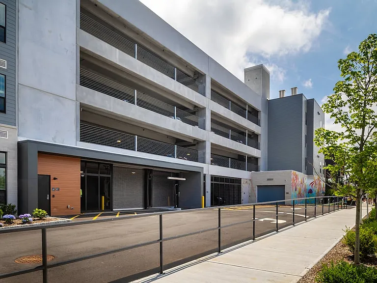 Resident parking garage