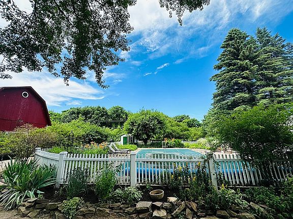 View from parking space