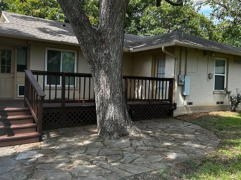 Deck stained in 2025