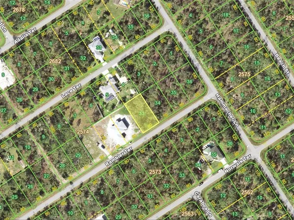 1267 RAMBLER TERRACE LOT 33, PORT CHARLOTTE, FL 33953