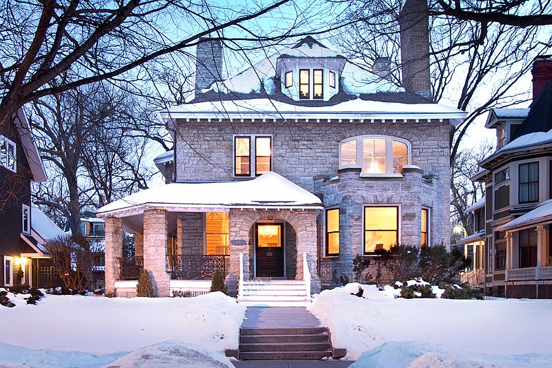 Exterior ~ made of stone.