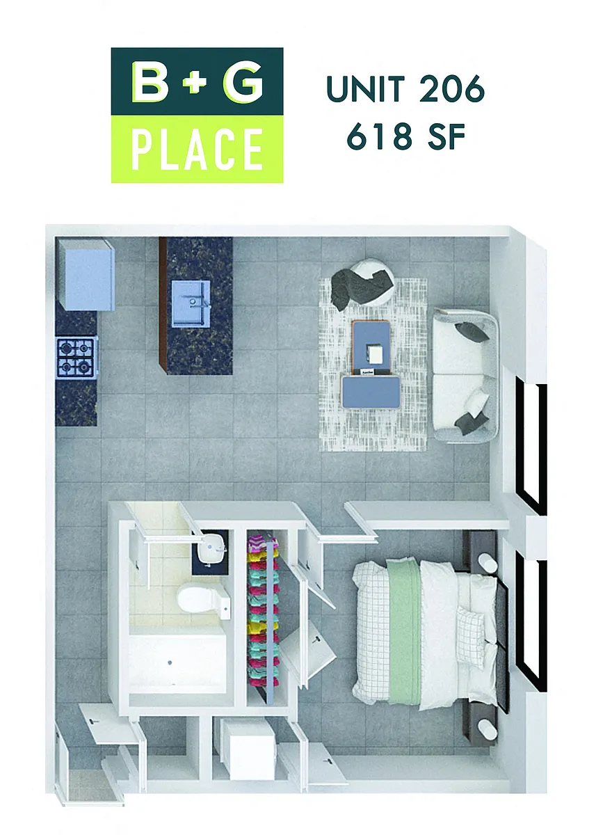 Floor plan 206