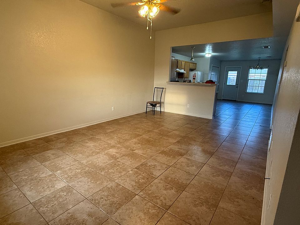 Open plan, living room and kitchen