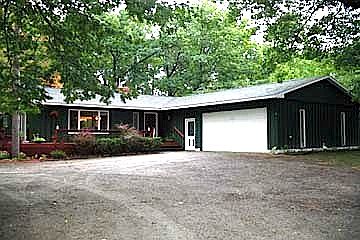 Front side of the house