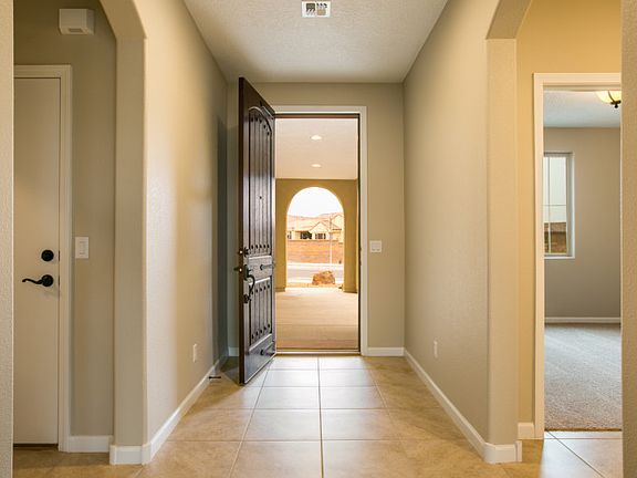 Doorway and front porch entry way into home.