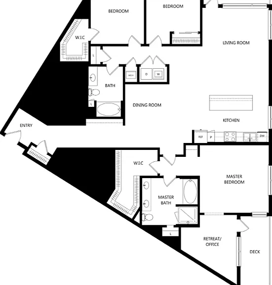 C3 floor plan Neptune Marina