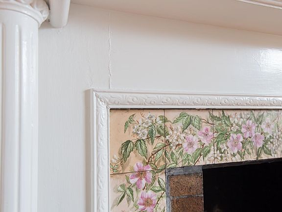 Detail of Fireplace in Living Room