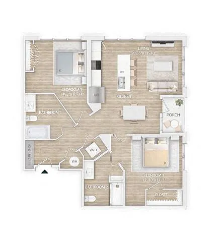 Floor plan B1