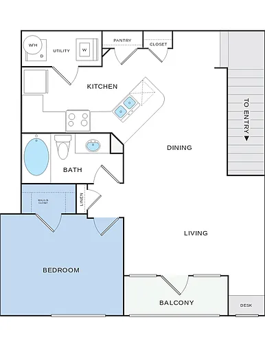 Floor plan A6 (Top Unit)