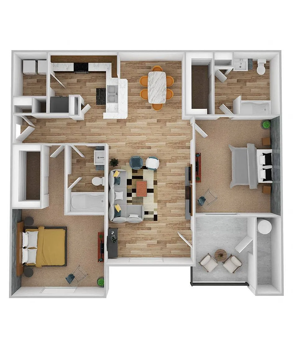 Floor plan B1