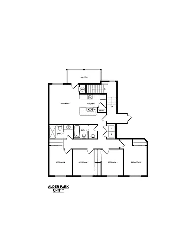 Floor plan 4x2A