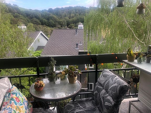 1st balcony off of the living room