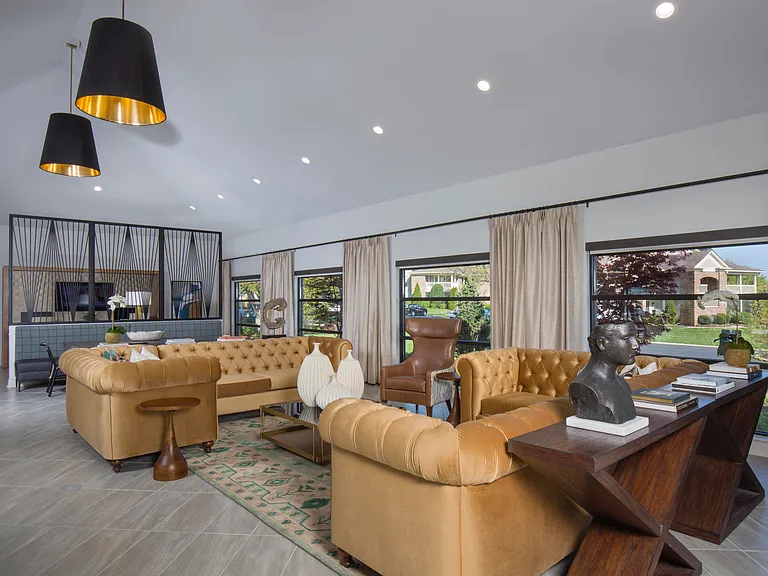 Resident lounge with plush seating