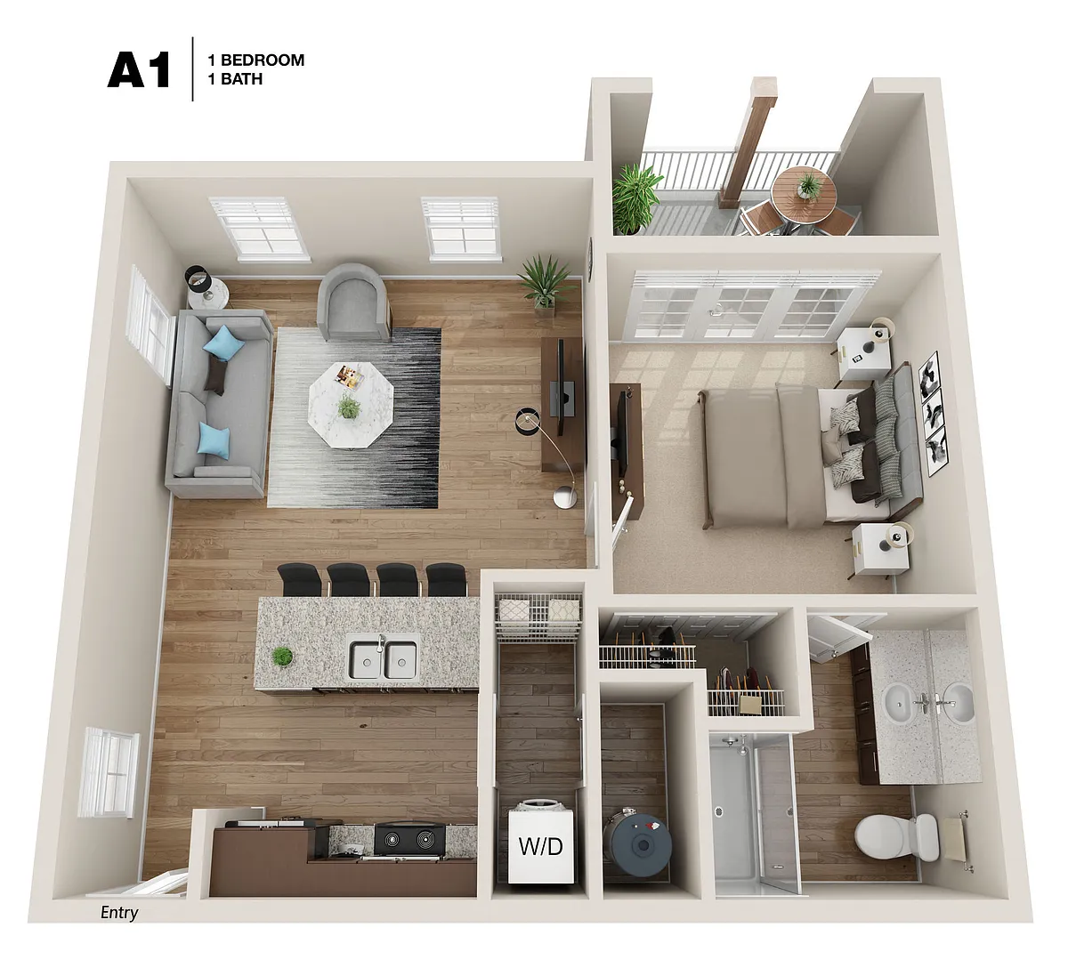 Floor plan A1