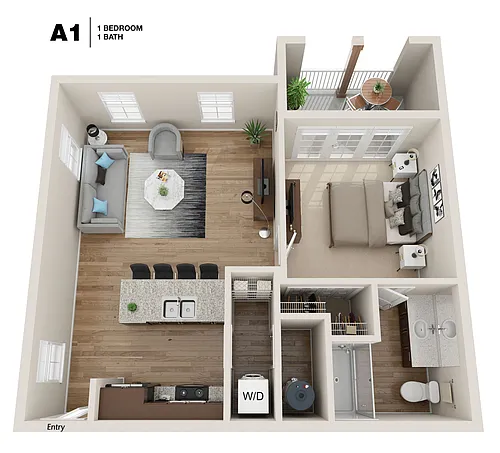 Floor plan A1