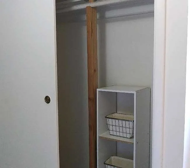 2- DOUBLE SIZE CLOSETS