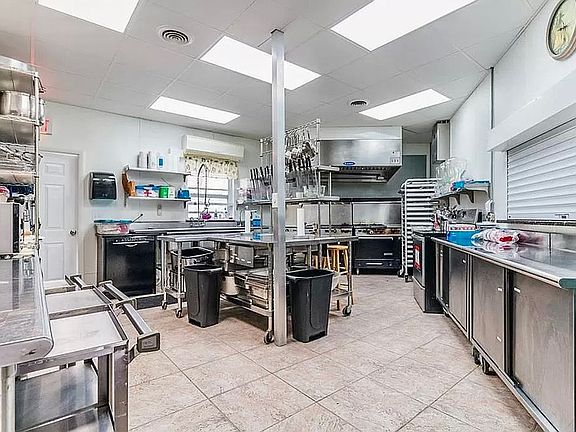 Community hall kitchen