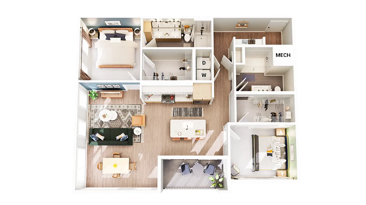 Floor plan B1