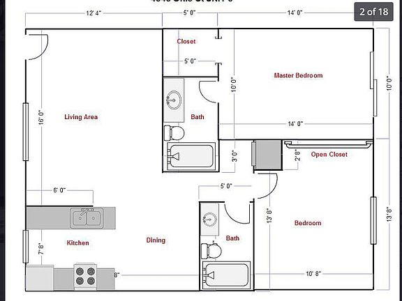 4th image of 4343 Ohio St Unit 3