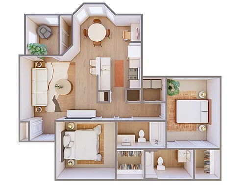 Floor plan Mulberry with Solarium