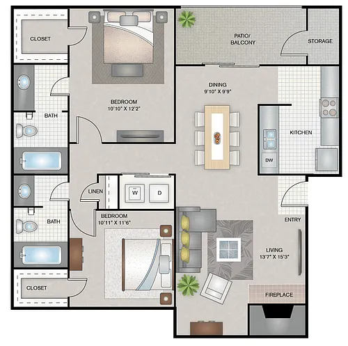 Floor plan B1