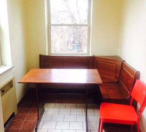 Breakfast room adjacent to kitchen