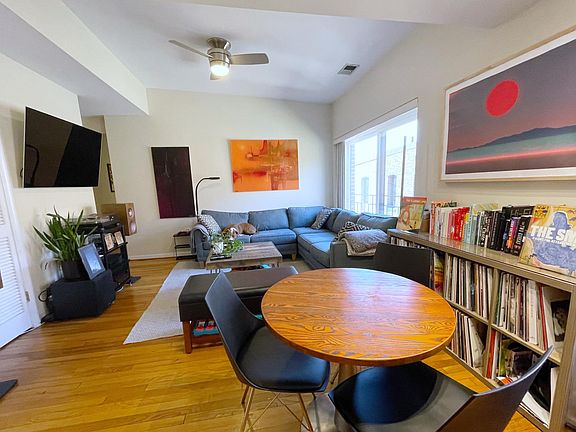 Dining room and living room