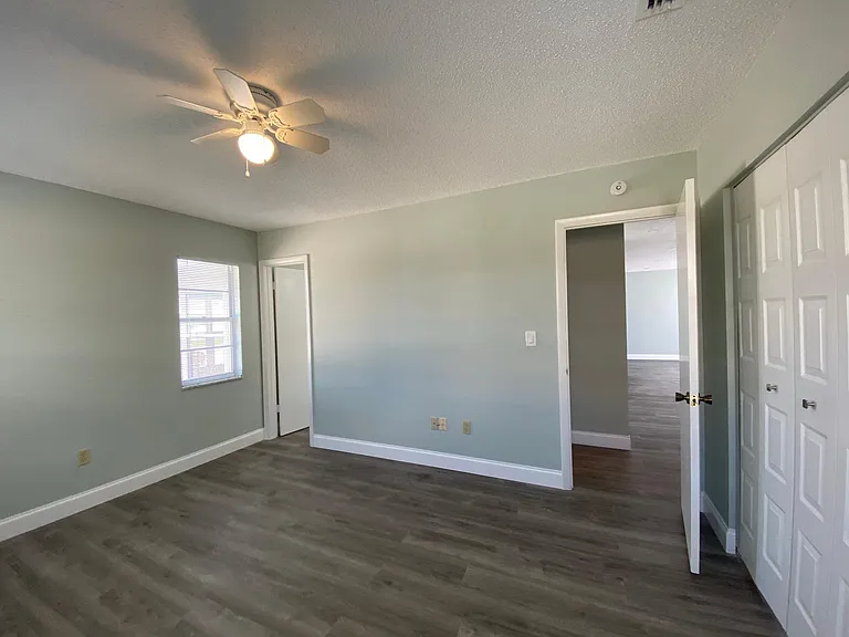 Spacious master bedroom.